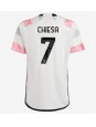 Billige Juventus Federico Chiesa #7 Bortedrakt 2023-24 Kortermet
